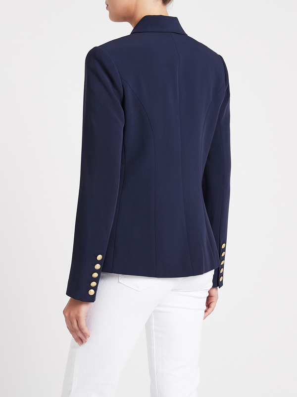 L'agence Kenzie Double Breasted Blazer - Navy L'agence Kenzie Double Breasted Blazer - Navy