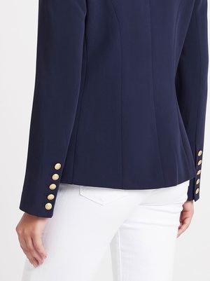 L'agence Kenzie Double Breasted Blazer - Navy L'agence Kenzie Double Breasted Blazer - Navy