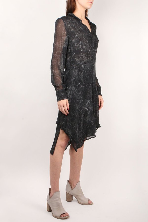 Go by Gosilk Go Flirty Shirt Dress - Marble Print Go by Gosilk Go Flirty Shirt Dress - Marble Print