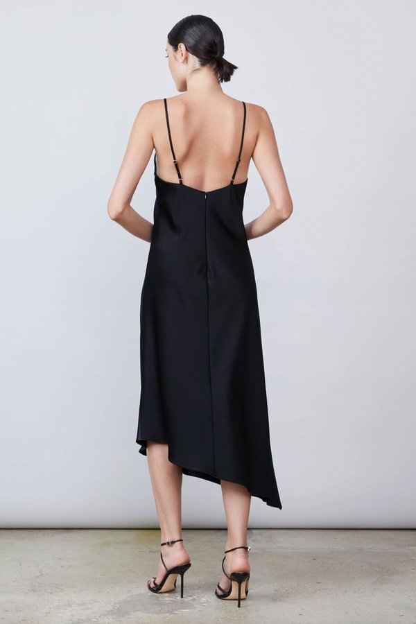 Allen Schwartz Risa Color Blocked Slip Dress
