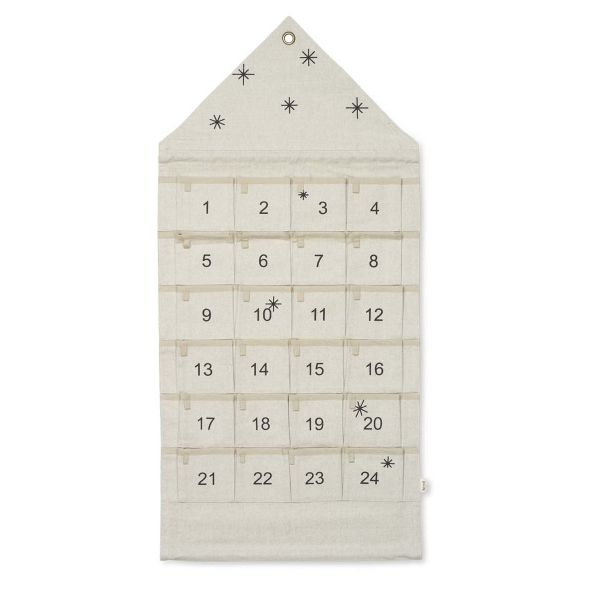 Ferm Living Star Christmas Calendar - Sand | Garmentory