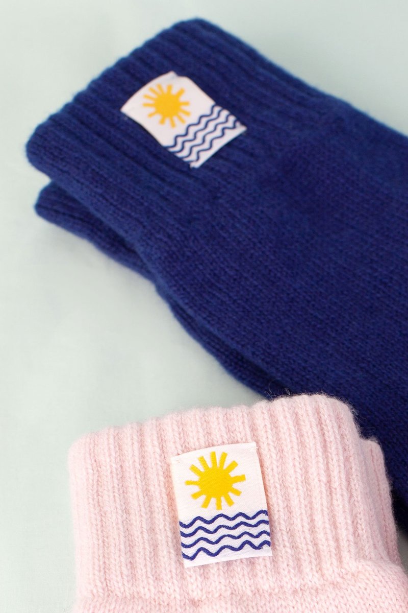 L.F.Markey Cashmere Gloves - Blush