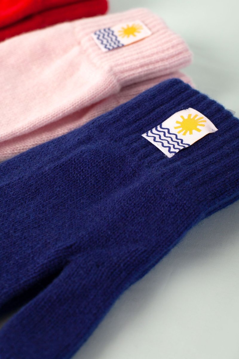 L.F.Markey Cashmere Gloves - Blush