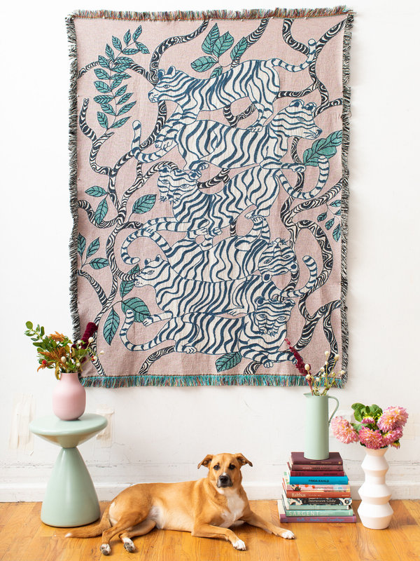 Olivia Wendel Landscape Blanket - Lavender Tiger Olivia Wendel Landscape Blanket - Lavender Tiger