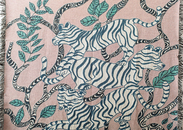 Olivia Wendel Landscape Blanket - Lavender Tiger Olivia Wendel Landscape Blanket - Lavender Tiger