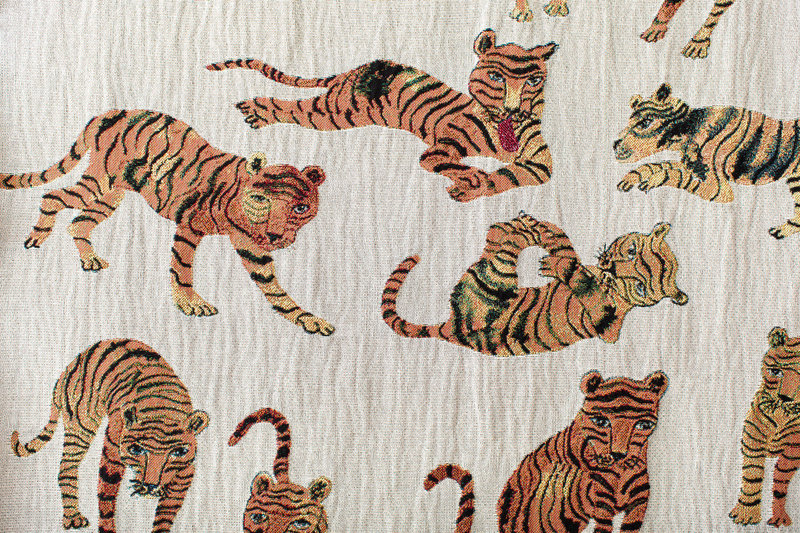 Olivia Wendel Playful Tigers Blanket