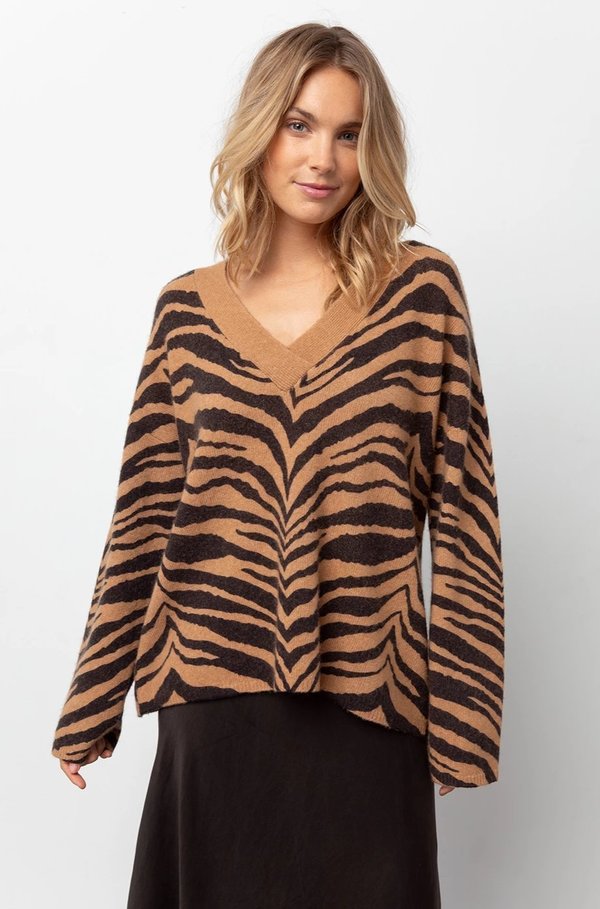 Rails Eleanor Sweater - Chestnut Tiger 
