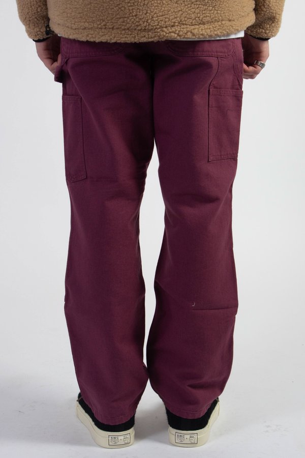 CARHARTT WIP Organic Cotton Double Knee Pant - Dusty Fuchsia CARHARTT WIP Organic Cotton Double Knee Pant - Dusty Fuchsia