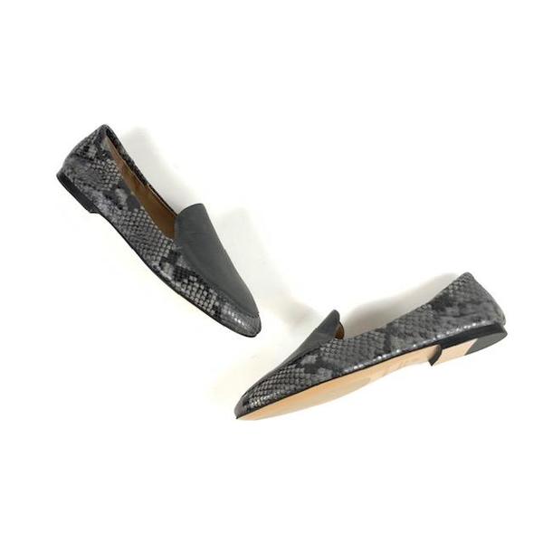 Pomme D'Or snake leather loafer - grey Pomme D'Or snake leather loafer - grey