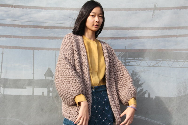 Maiami｜MERINO PEARL PATTERN CARDIGAN Maiami Pearl Pattern Cardigan - Greije | Garmentory