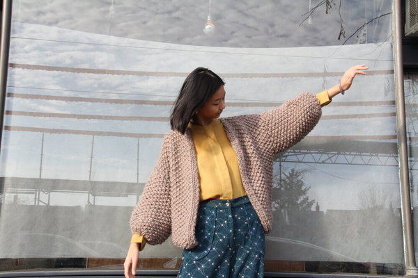 Maiami Pearl Pattern Cardigan - Greije Maiami Pearl Pattern Cardigan - Greije