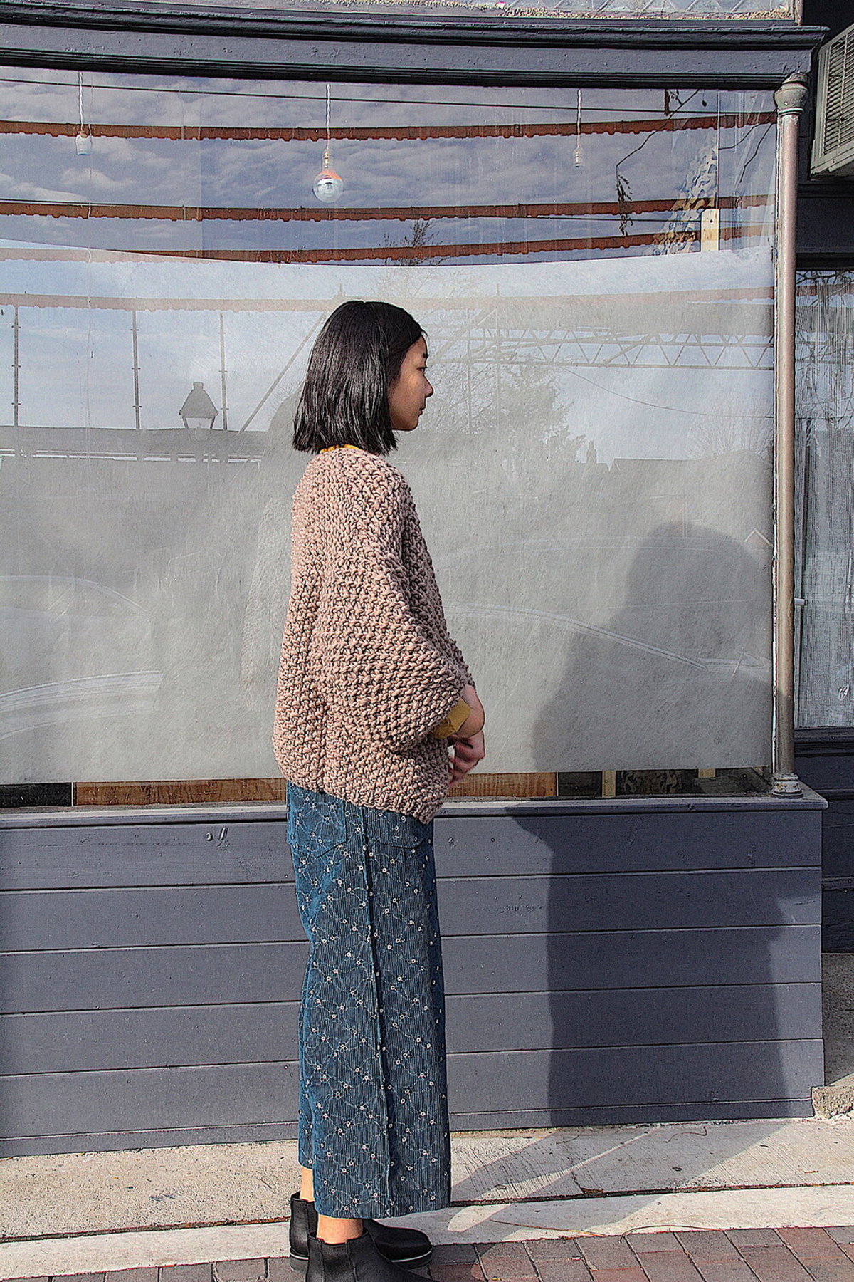 Maiami Pearl Pattern Cardigan - Greije - Image 1 of 4