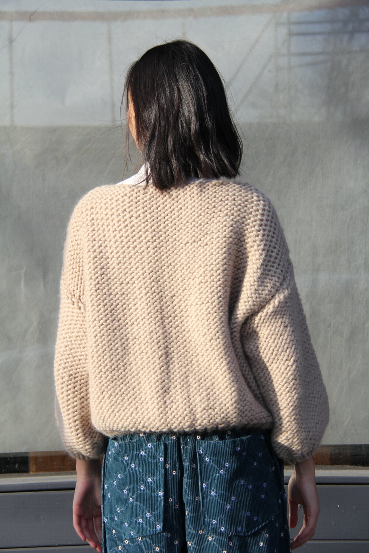 Maiami Big Sweater - Beige - Image 4 of 4