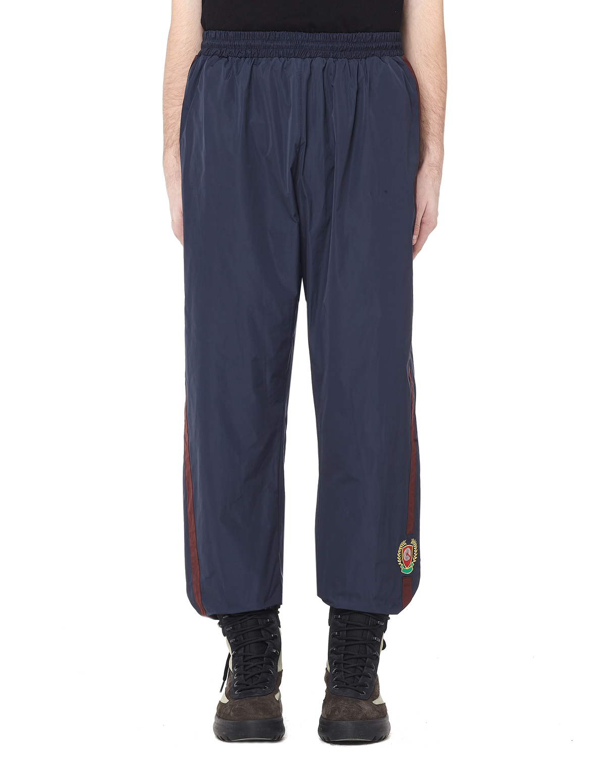 Yeezy Striped Track Pants Navy Blue Garmentory