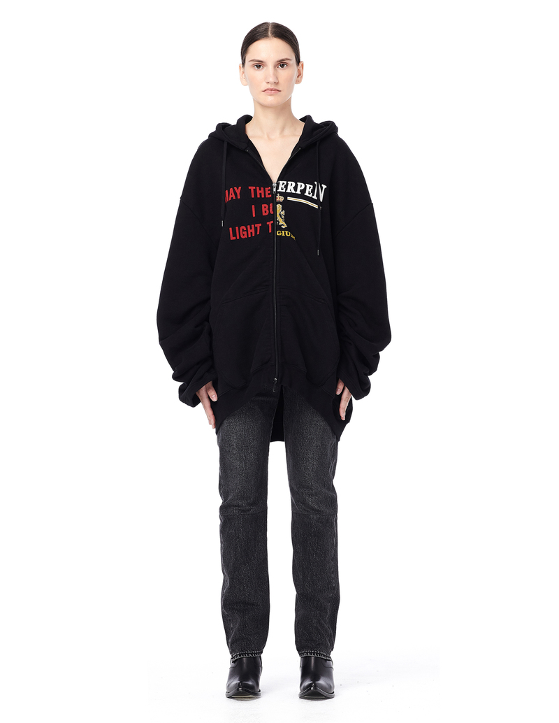 Vetements May The Antwerp Zipped Hoodie | Garmentory