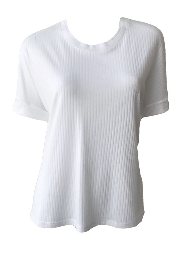 The Range Split Jersey Muscle Tee - white The Range Split Jersey Muscle Tee - white