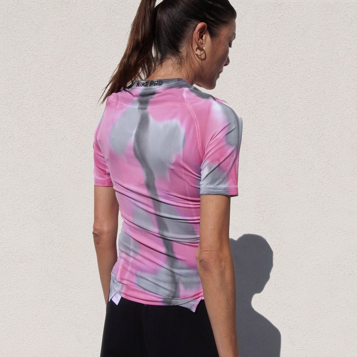 1017 ALYX 9SM Nike x MMW Sponge Camo SS Tee - Pink Camo - Image 2 of 2