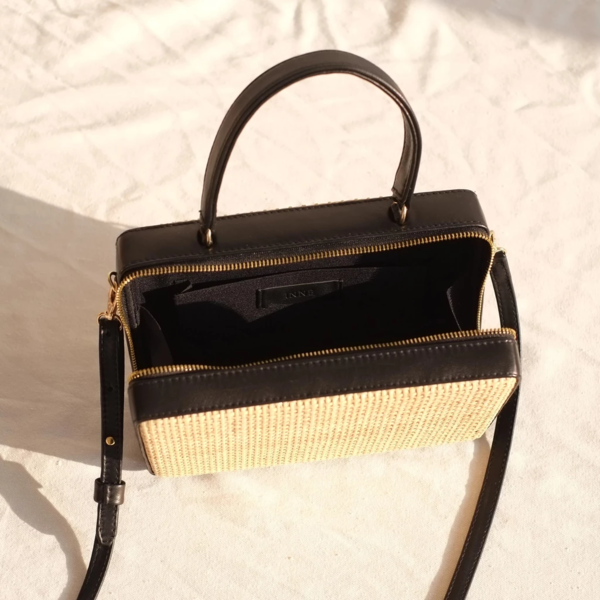 INNÉ Studios Guita Mini Box Bag - Black INNÉ Studios Guita Mini Box Bag - Black