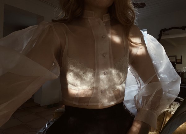 Hannah Kristina Metz helen blouse - blush Hannah Kristina Metz helen blouse - blush