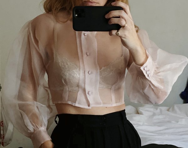 Hannah Kristina Metz helen blouse - blush Hannah Kristina Metz helen blouse - blush