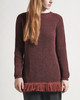 Delfina Balda Stone Sweater - Burgundy - Thumbnail 1