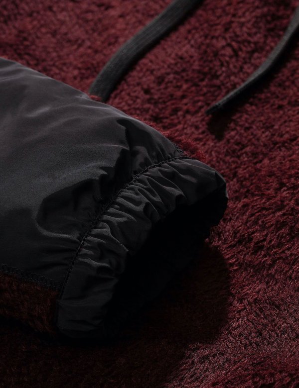 Norse Projects Tycho Hood Fleece - Mulberry Red Norse Projects Tycho Hood Fleece - Mulberry Red