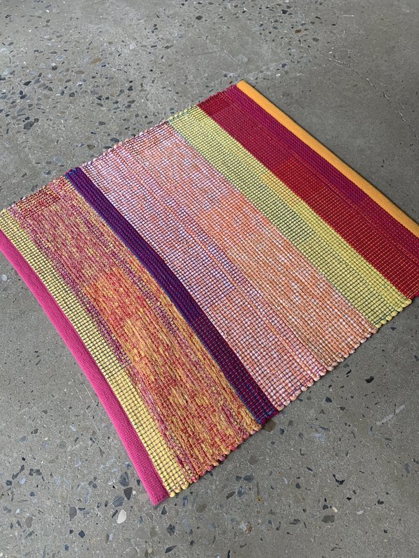 Ditto House 2 x 2' Cotton Rug - June Baby Ditto House 2 x 2' Cotton Rug - June Baby