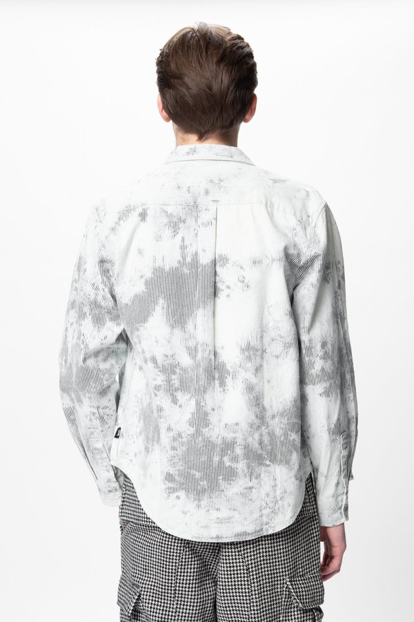 bleached striped shirt