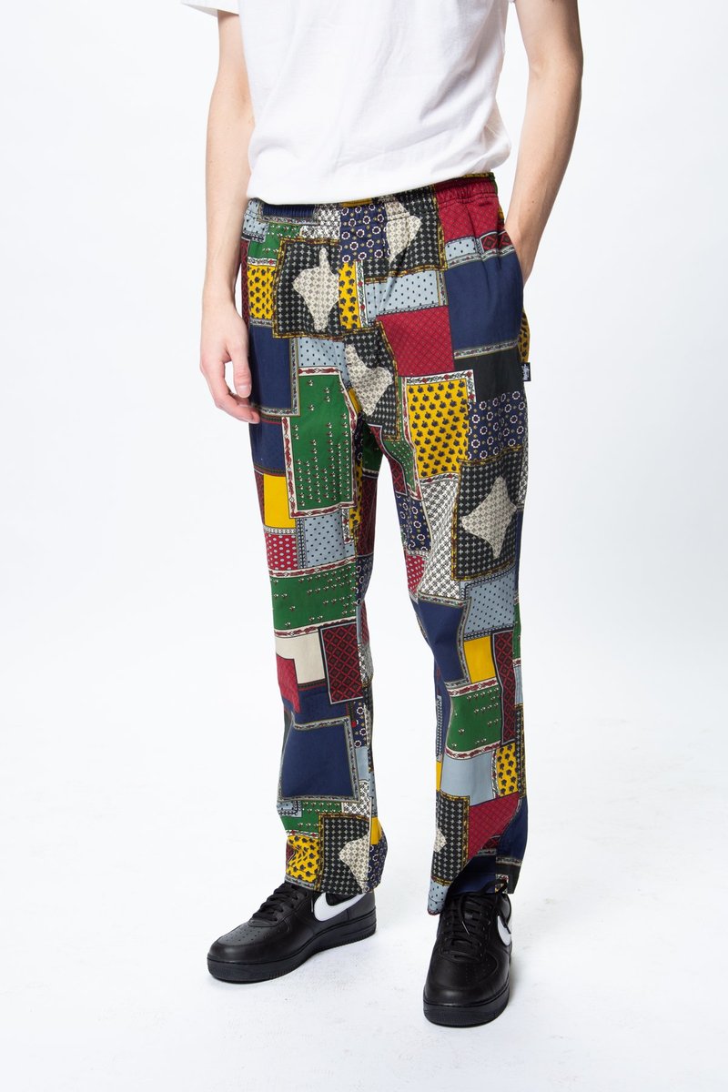 パンツ Stussy Patchwork Cord Beach Pant Patchwork Cord Beach Pant - Multi – Feature