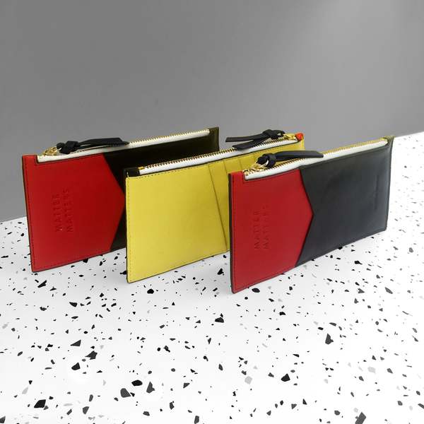 Matter Matters Mini Zipped Pouch - Bauhaus Matter Matters Mini Zipped Pouch - Bauhaus