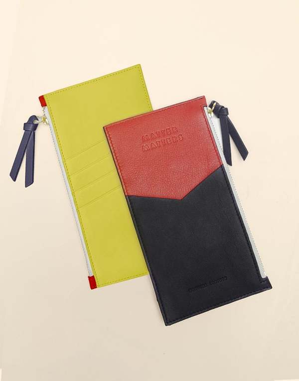 Matter Matters Mini Zipped Pouch - Bauhaus Matter Matters Mini Zipped Pouch - Bauhaus