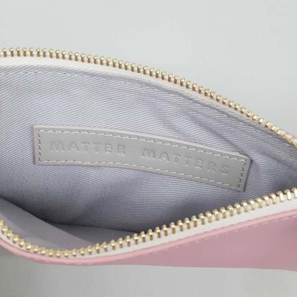 Matter Matters Mini Zipped Pouch - Pink/Baby Blue Matter Matters Mini Zipped Pouch - Pink/Baby Blue