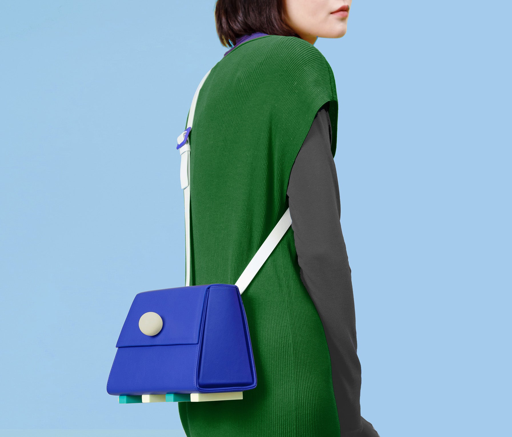 mini trapezoid bag