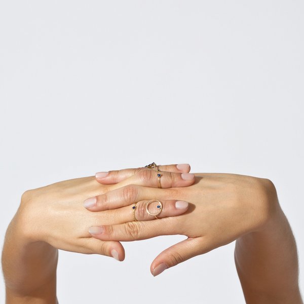 Shahla Karimi Birthstone Ring No. 1 - Sapphire Shahla Karimi Birthstone Ring No. 1 - Sapphire