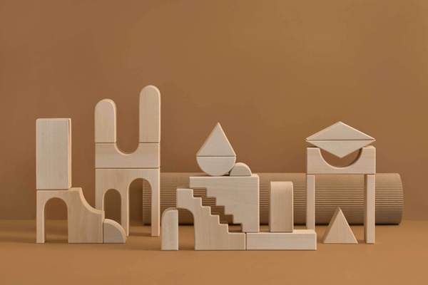 Kids Raduga Grez Apartment Building Blocks - Natural | Garmentory