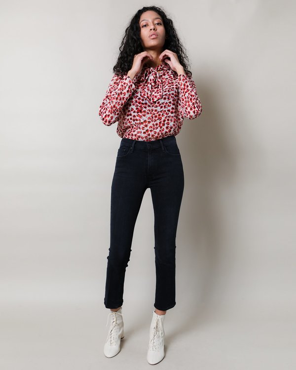 Mother Denim The Insider Ankle - Blackbird Mother Denim The Insider Ankle - Blackbird