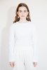 Nikki Chasin SIMA CREWNECK - WHITE CRINKLE - Thumbnail 2