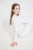 Nikki Chasin SIMA CREWNECK - WHITE CRINKLE - Thumbnail 4