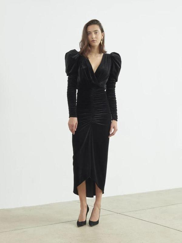 Ronny Kobo Alicia Dress - Black | Garmentory Ronny Kobo Alicia Dress - Black | Garmentory
