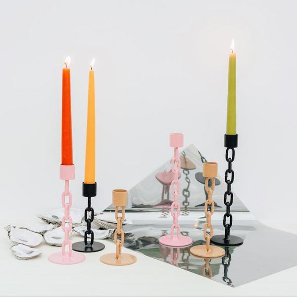 Boonies Chain Candlestick Holder - Citrin Boonies Chain Candlestick Holder - Citrin