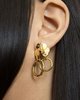 Ora-C GINETTE earrings - brass - Thumbnail 1