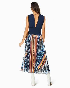Ramy Brook Printed Diana Dress - multi combo/navy Ramy Brook Printed Diana Dress - multi combo/navy