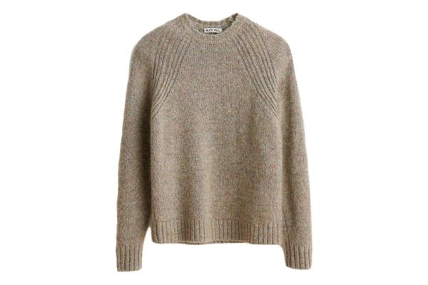 Alex Mill Fuzzy Raglan Crew Sweater - Grey Alex Mill Fuzzy Raglan Crew Sweater - Grey