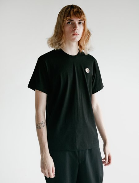 [美品] Lサイズ PLAY COMME des GARONS Tシャツ 黒 Comme Des Garçons Play logo-print T-shirt | Black | FARFETCH