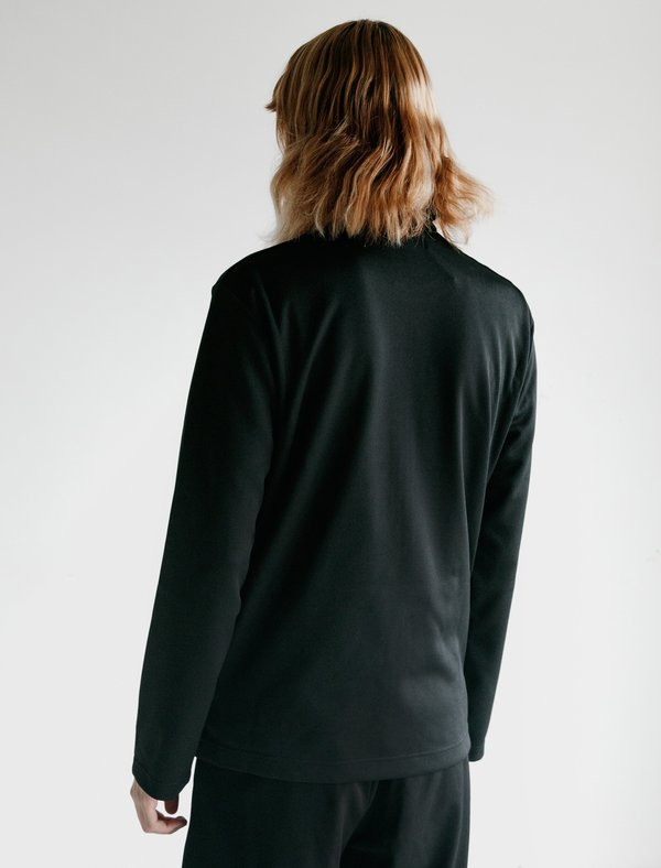 Comme des Garçons Homme Deux Poly Jersey Thick Jacket - Black Comme des Garçons Homme Deux Poly Jersey Thick Jacket - Black