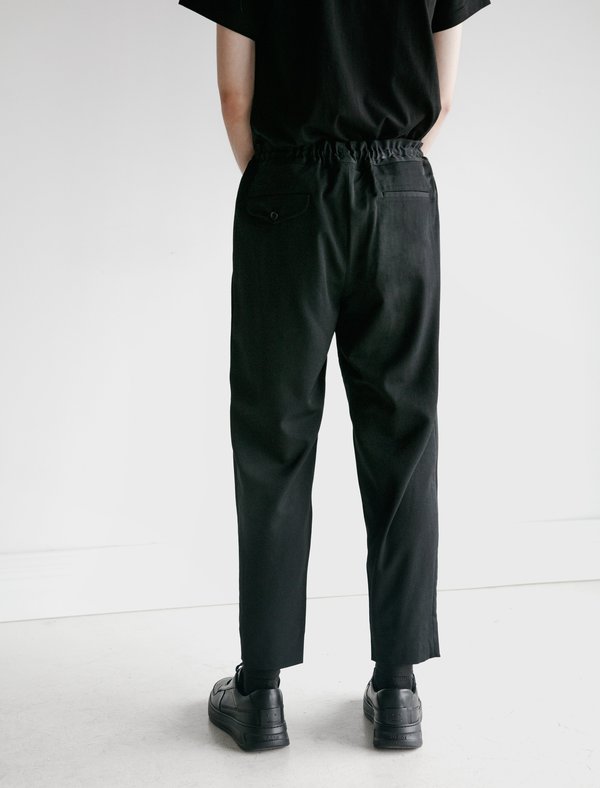 Comme des Garçons Homme Deux Wool Gabardine Elastic Waist Pants