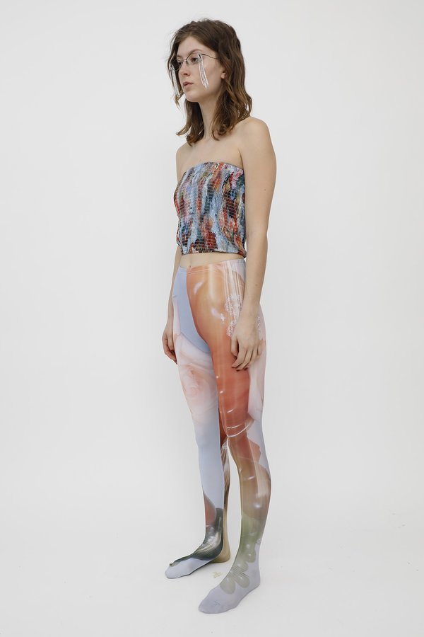 Collina Strada TIGHTS - SISTINE TOMATO PHOTO Collina Strada TIGHTS - SISTINE TOMATO PHOTO