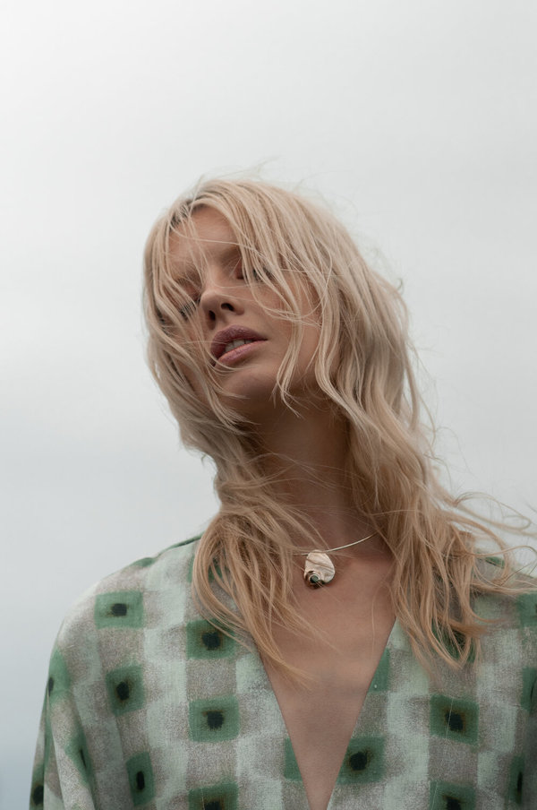 Luz Ortiz Pearl Mabe Collar Choker - silver Luz Ortiz Pearl Mabe Collar Choker - silver