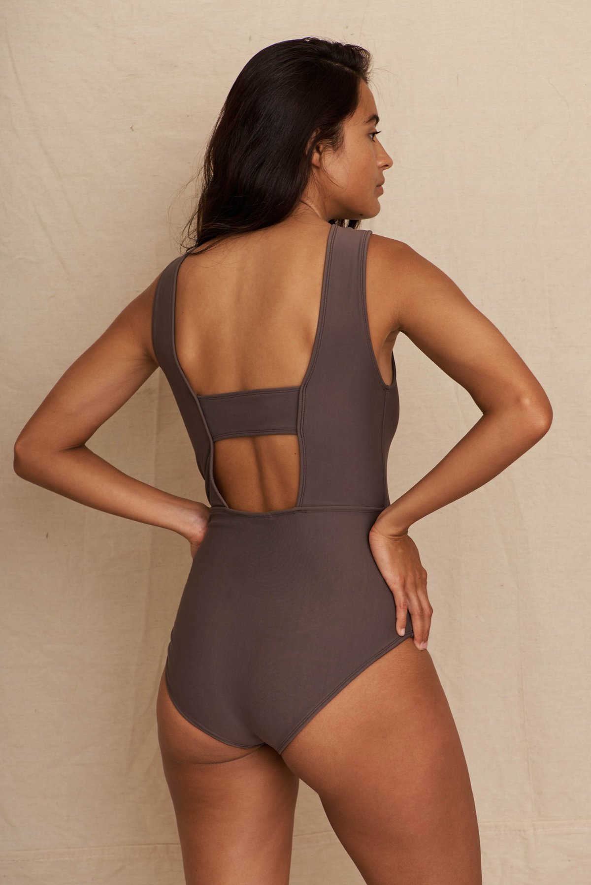 Rose One Piece Dark Taupe - Image 2 of 13