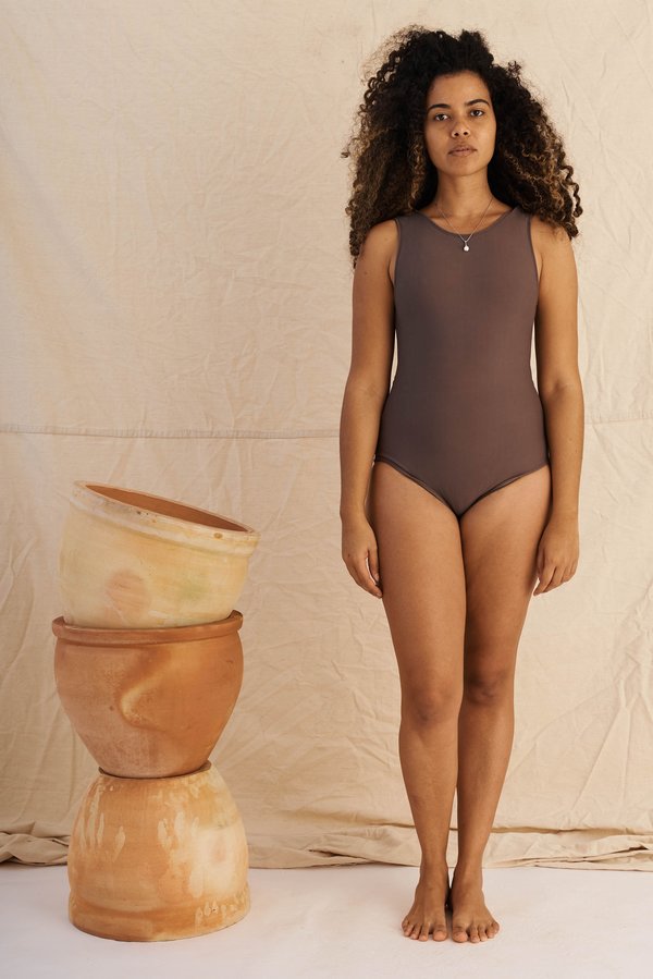 Rose One Piece Dark Taupe